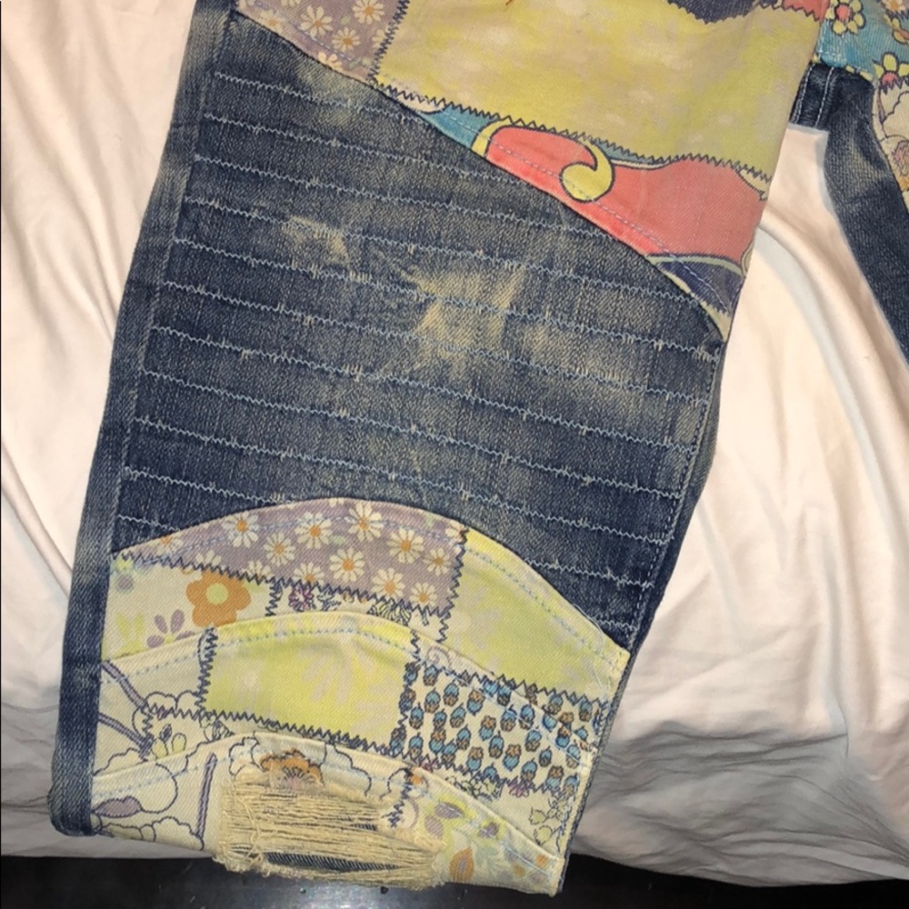 πHost Pick π₯³5/20πCurrent/Elliot patchwork jeans - Picture 6 of 8